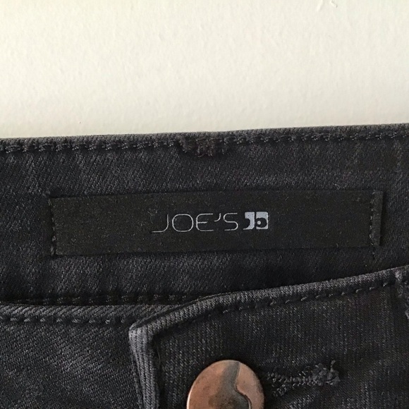 Joe's Jeans The Icon Ankle Tindall Flawless Asymmetrical Raw Hem Black J… - Picture 8 of 11